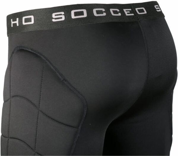 (M) Calças Desporto 3/4 Unissexo Acolchoadas HO Soccer Raven com Proteções