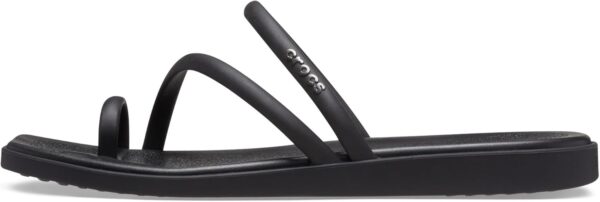 (34/35) Sandalias Crocs Miami Toe Loop Mulher Preto