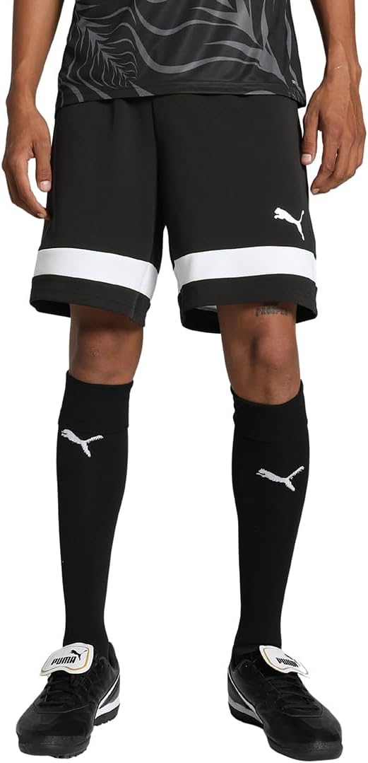 (M) Calções PUMA individualRISE Malha Homem Preto e Branco