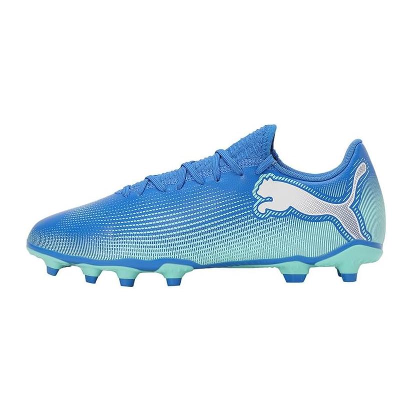 (46) Chuteiras Futebol PUMA Future 7 Play FG/AG para homem - Azul