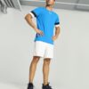 (S) Camisola Desportiva PUMA Teamrise Azul Elétrico Preto e Branco