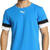 (S) Camisola Desportiva PUMA Teamrise Azul Elétrico Preto e Branco