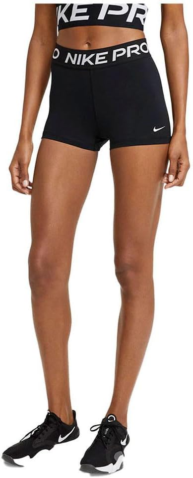 (M) Calções Shorts Nike W NP 365 Short 3" corrida Preto Mulher