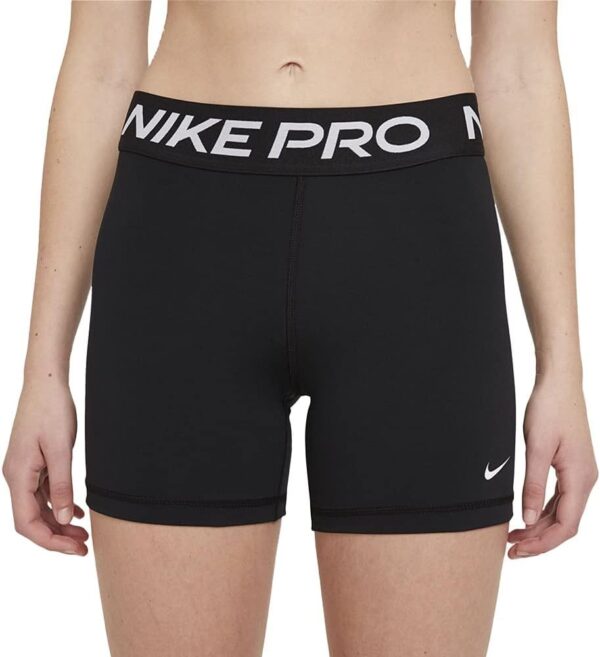 (M) Calções Nike NP 365 5in Mulher Preto e Branco