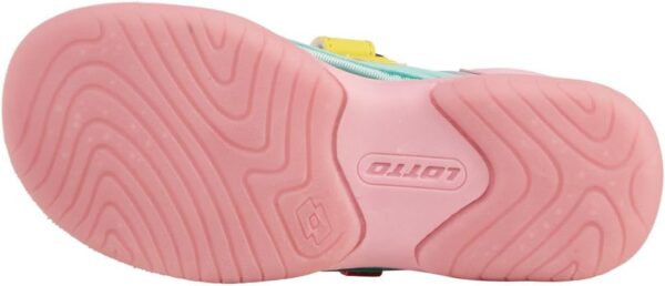 (34) Sandálias Desportivas Lotto Macarella com fecho Velcro Rosa e Azul - Menina
