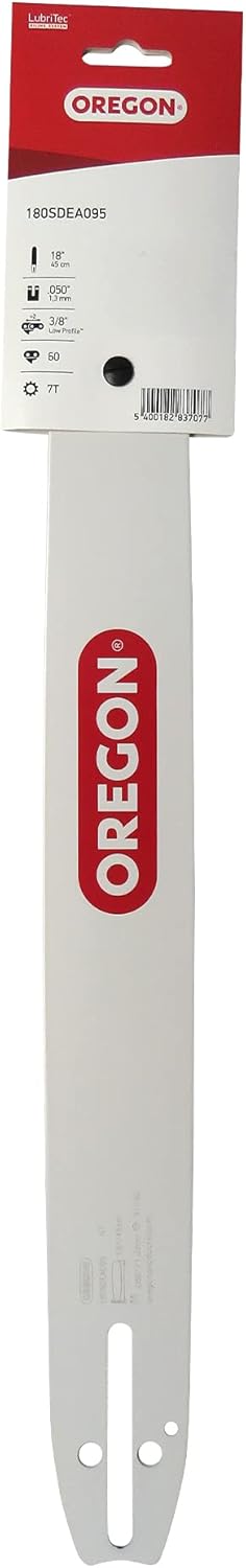 Barra Guia Motosserra Oregon 45 cm (18") - A095, 3/8" LP, 1,3 mm, Reversível (60 Elos)