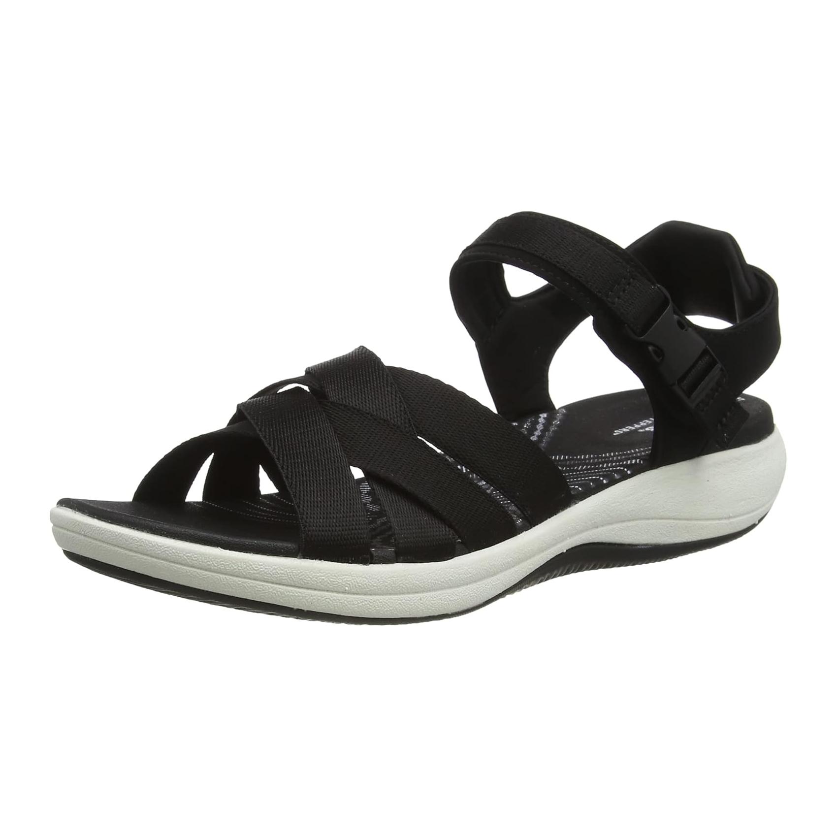 (38) Sandálias Clarks Mira Tide Preto - Mulher
