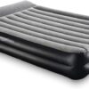 Colchão Insuflável Duplo Amazon Basics com Bomba Integrada – 203×152×46 cm, até 300 kg (Cinza)