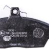 Pastilhas de travão FREELANDER HELLA 8DB355018-431