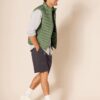 (32W) Calções Chino Corte Clássico Amazon Essentials 23 cm Cinzento Escuro Homem