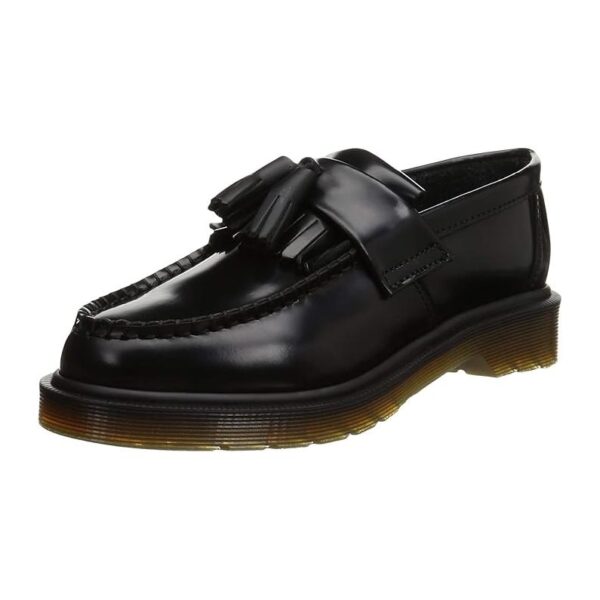 (38) Mocassins em pele Dr Martens Adrian Smooth - Negro