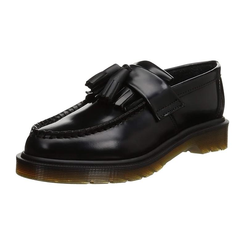 (38) Mocassins em pele Dr Martens Adrian Smooth - Negro