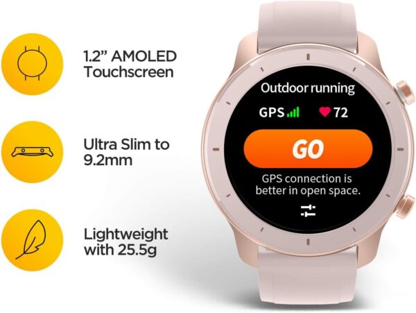 61R7OGVe3AL._AC_SL1500_ Amazfit GTR 42mm Pink