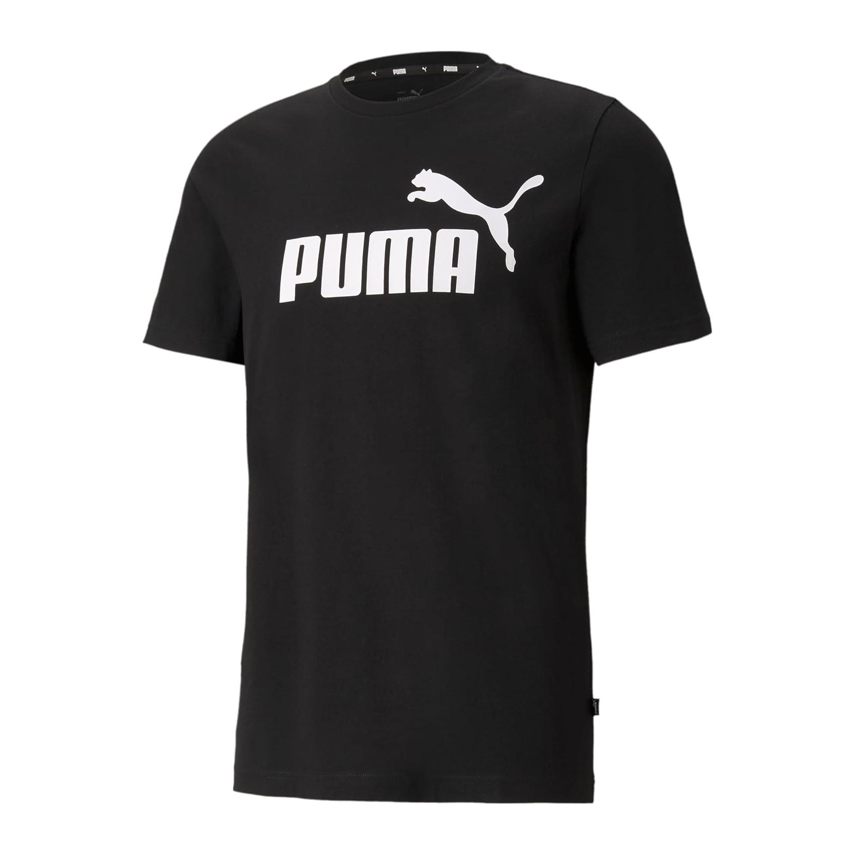 (M) T-Shirt Puma para Homem Logo Grande - Preto