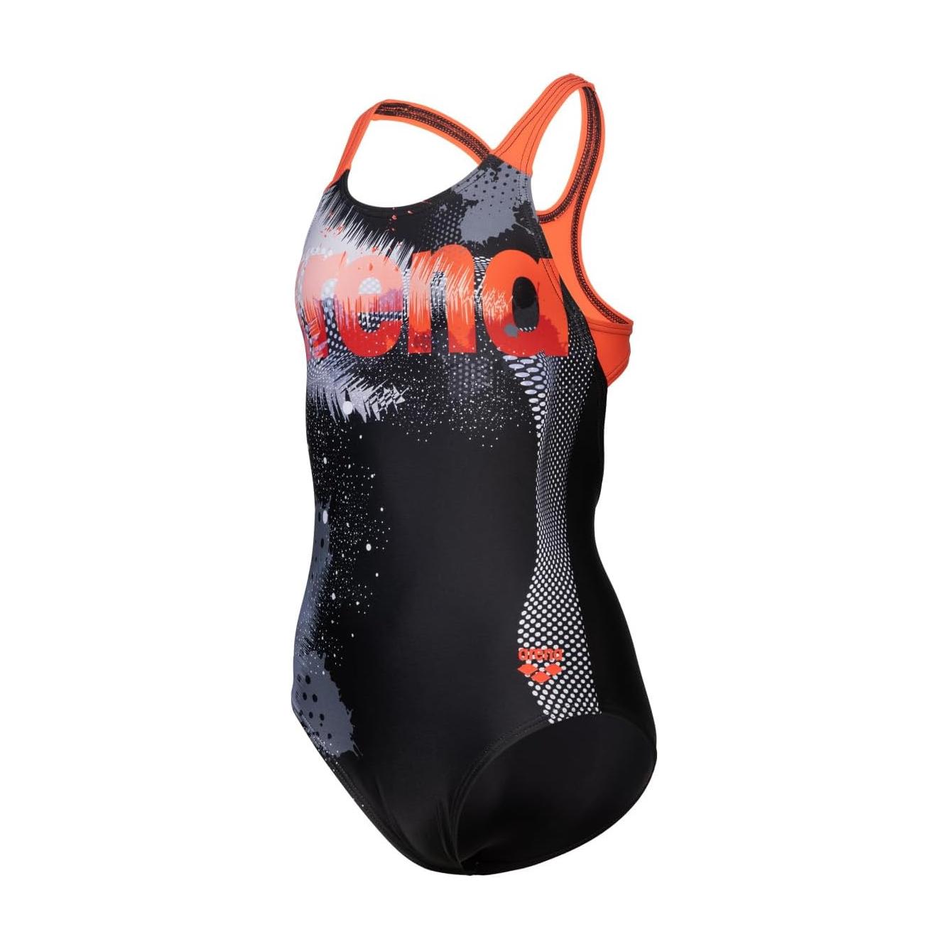 (8-9) Fato de Banho ARENA Feel Light Tricks Swim Pro Preto