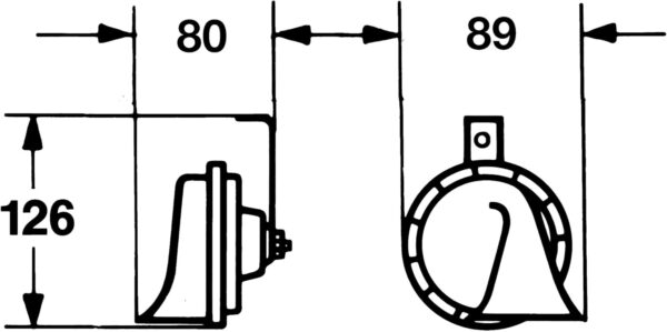61hp97SZMqL._AC_SL1500_ HELLA 3FG 007 424-011 Buzina 12V 110 Db