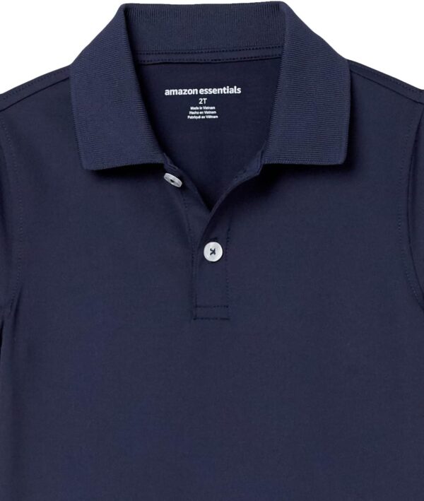 (11-12 Anos / M) Polos Amazon Essentials Active Performance 2 Unidades Azul Marinho