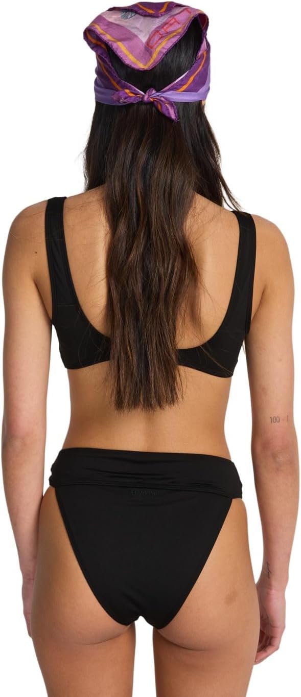 61ldNssKTdL._AC_SL1396_ (S) Cueca de Bikini Billabong Sol Searcher Aruba Preto Pebble Mulher