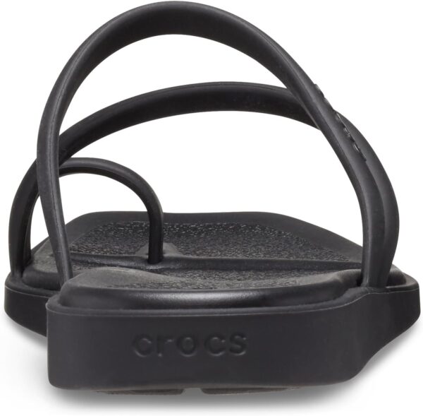 (34/35) Sandalias Crocs Miami Toe Loop Mulher Preto