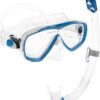Conjunto CRESSI Máscara + Snorkel Tamanho Adulto Azul