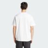 (XS) T-Shirt adidas Essentials Linear Single Jersey TeeBranco/Preto