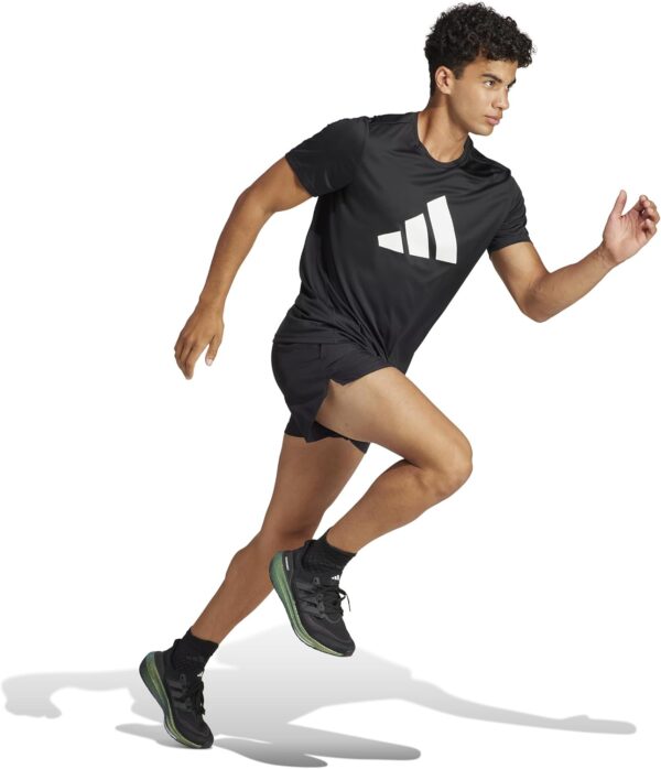 (L) Calções Corrida adidas Run It 5 Inch Preto Homem