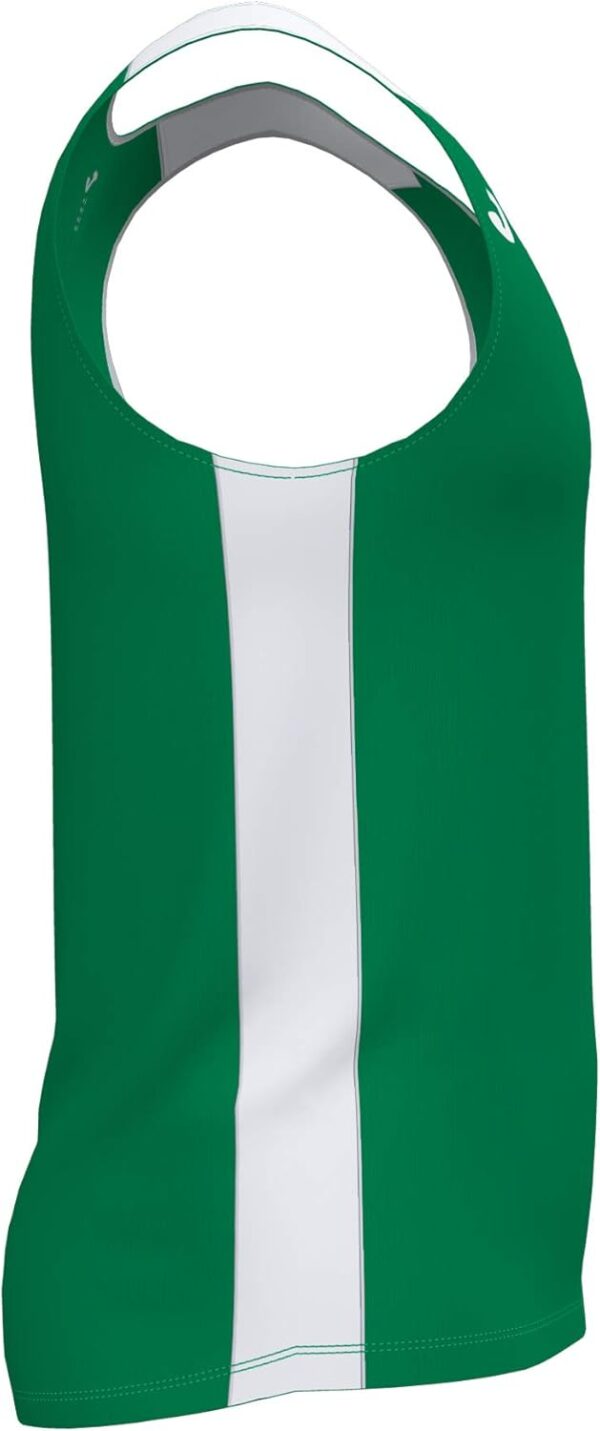 (M) T-shirt Desporto com Alças Joma Record II Verde Branco - Para Homem