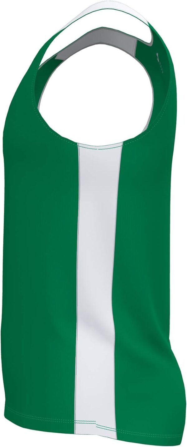 (M) T-shirt Desporto com Alças Joma Record II Verde Branco - Para Homem