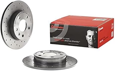 BREMBO XTRA LINE 08.7627.1X Disco de travão 264x10mm 5 cheio perfurado revestido (8020584212264) - 2 Unidades