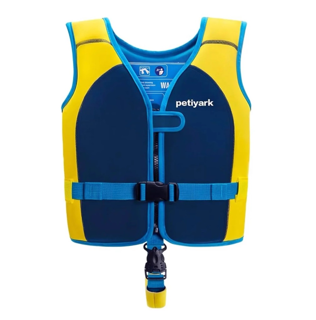 (20-25 Kg) Colete de flutuabilidade para criança - Azul e Amarelo