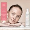 (2 Uni.) Espuma de Limpeza para Pele Sensível com Ácido Hialurónico e Vitamina B5 200 Ml Sensilis Gentle