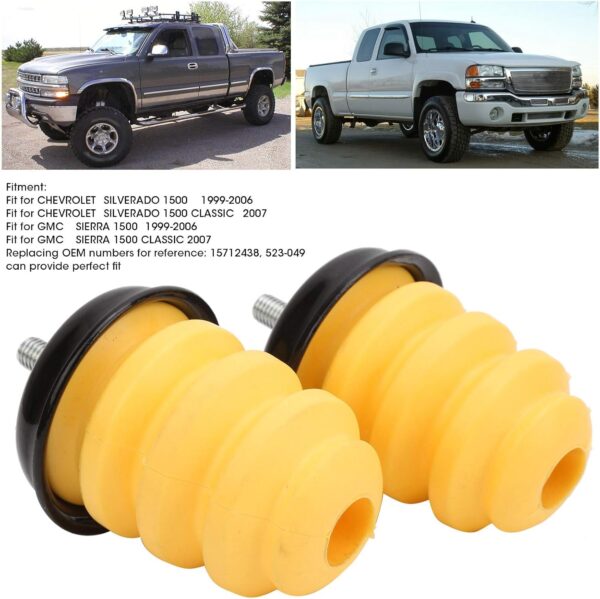 2 Batente de Suspensão Traseiro 15712438 Silverado