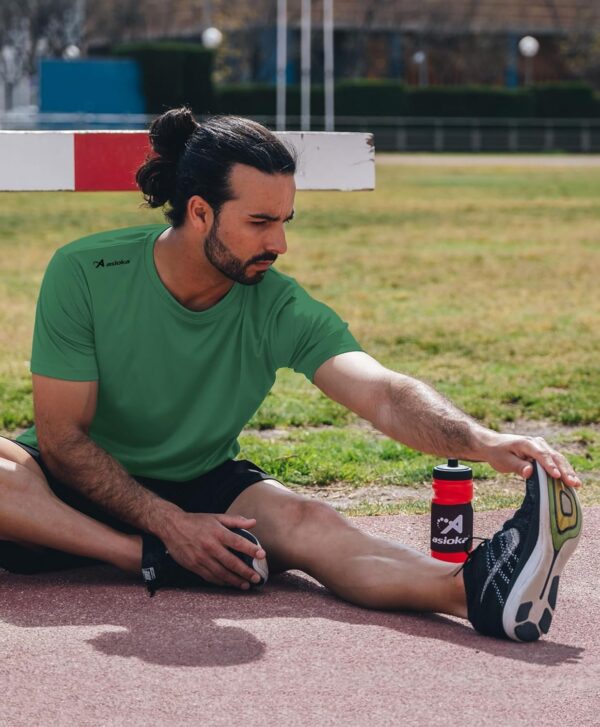 (XL) T-Shirt Desportiva Asioka Verde Secagem Rápida - Homem