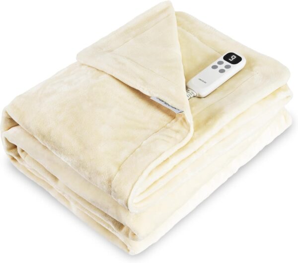 710aZSZ+W5L._AC_SL1500_ Manta Eléctrica Cecotec 200x180 cm 130 W HeatConfort com Controlo LCD e Temporizador