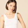 (M) Top Justo Amazon Essentials Pack 2 Amarelo e Branco