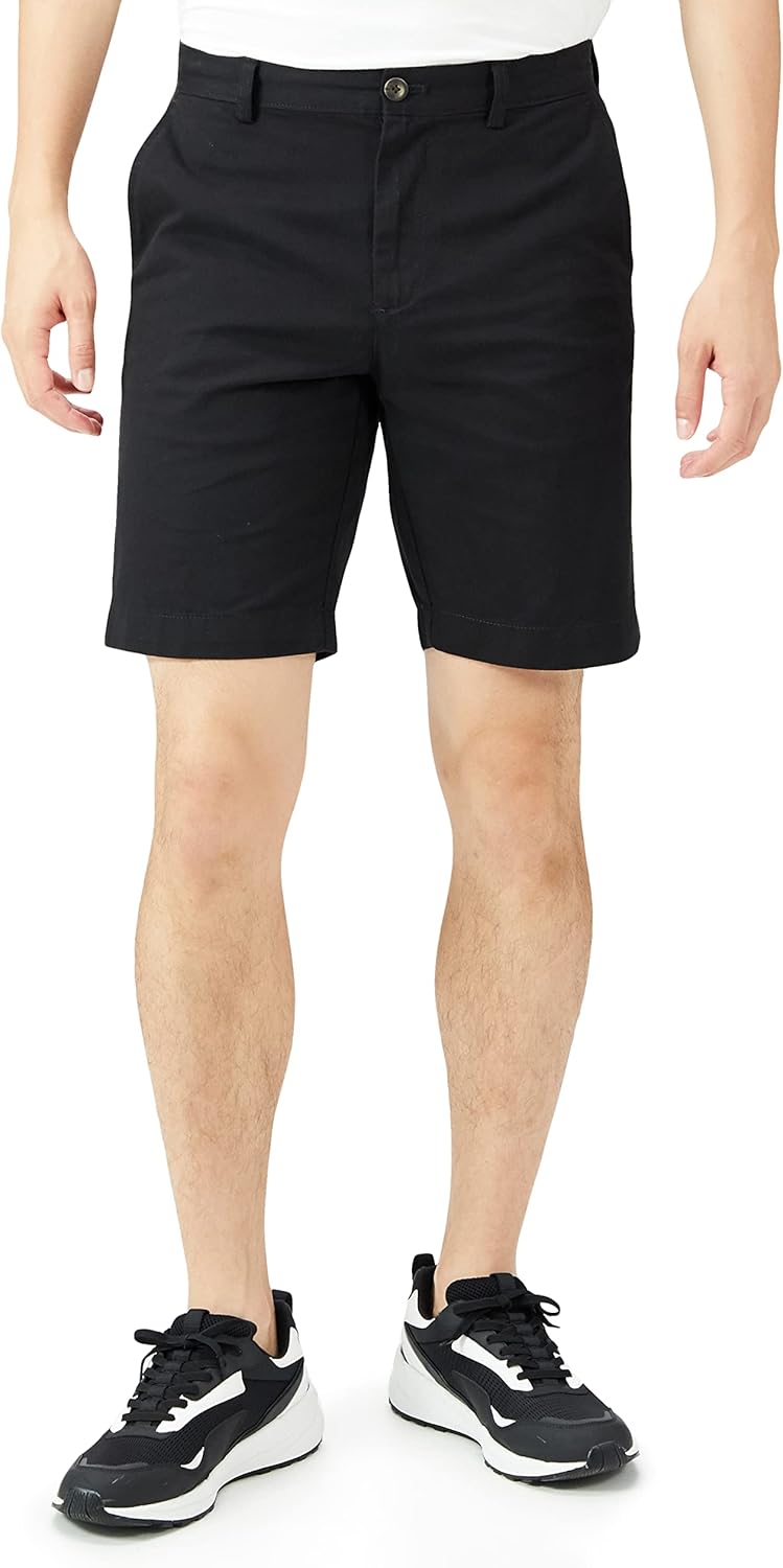 (40W) Calções Chino Amazon Essentials Preto