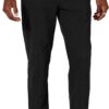 (42W/30L) Calças Chino Elásticas Informais para Homem Amazon Essentials Preto
