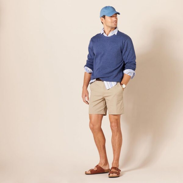 (40W) Calções Chino Slim Amazon Essentials Castanho - Homem