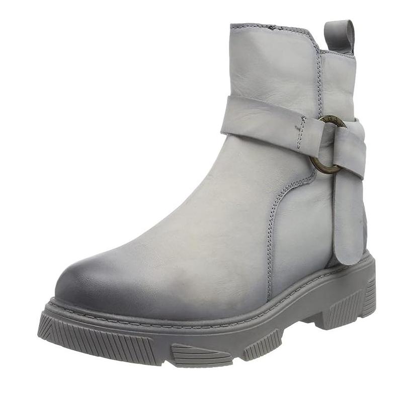 (39) Botas Casuais BAGATT Edana com Forro Quente para Mulher Off-White