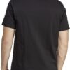 (S) T-Shirt adidas Essentials 3-Stripes Preto/Branco