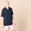 (S) Polo de Golfe Secagem Rápida Azul Marinho Amazon Essentials