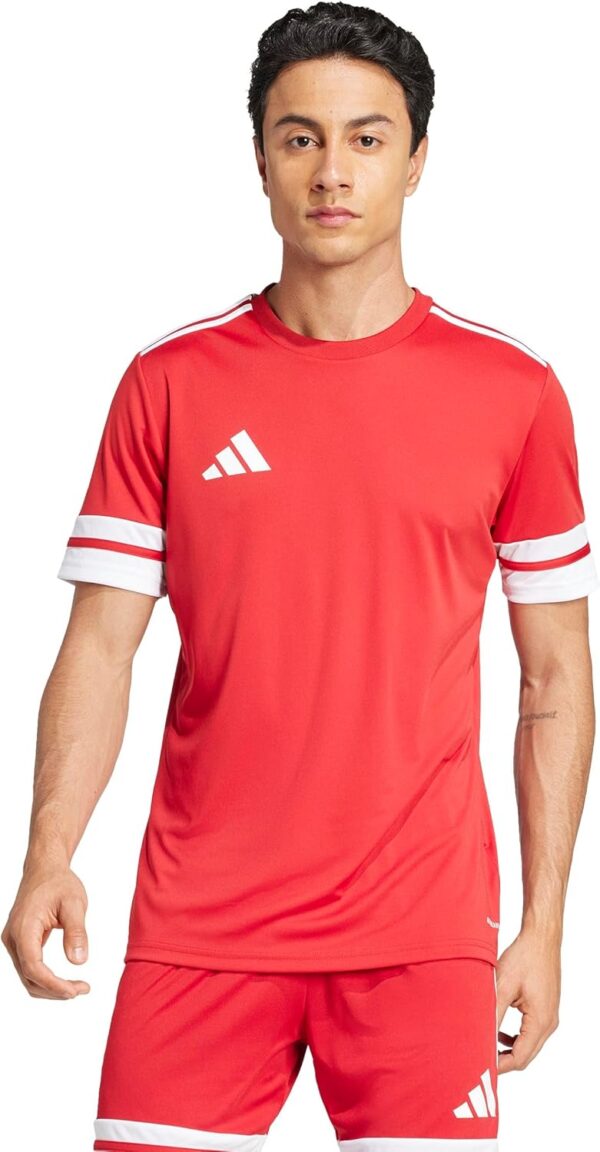 (L) T-shirt Manga Curta adidas Squadra25 Vermelho/Branco para Homem