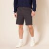 (34W) Calções Chino Corte Clássico Amazon Essentials 23 cm Cinzento Escuro Homem