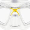 Máscara Mergulho Cressi Nano Crystal Unissexo Adulto Silicone Transparente Amarelo