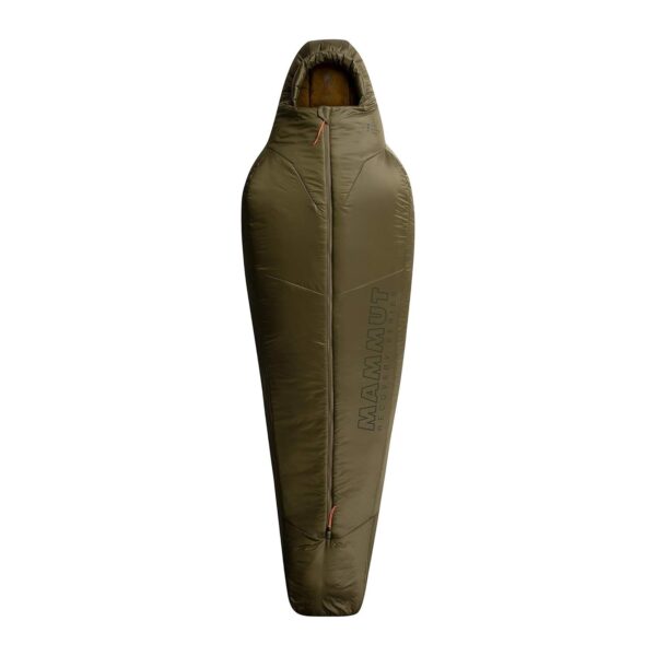(L / 180-195 cm) Saco Cama Mammut Ajungilak Perform Fiber -7°C Unissexo Tipo Múmia Oliva