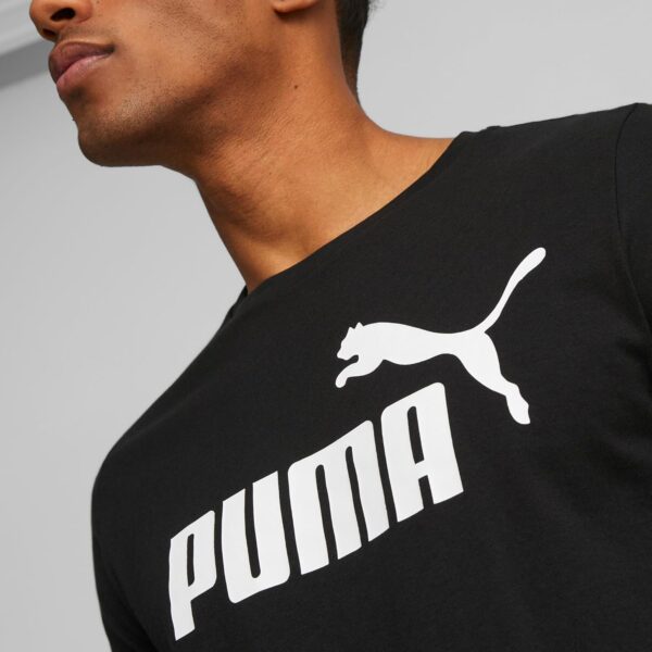 (S) T-Shirt Puma Ess Logo Preto Homem