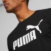(M) T-Shirt Puma para Homem Logo Grande - Preto