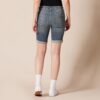 (48) Calções de Ganha Bermuda Corte Justo Denim Lavagem Vintage 23 cm