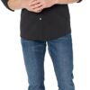 (XXL) Camisa Informal Manga Comprida e Corte Reto Amazon Essentials para Homem - Preto