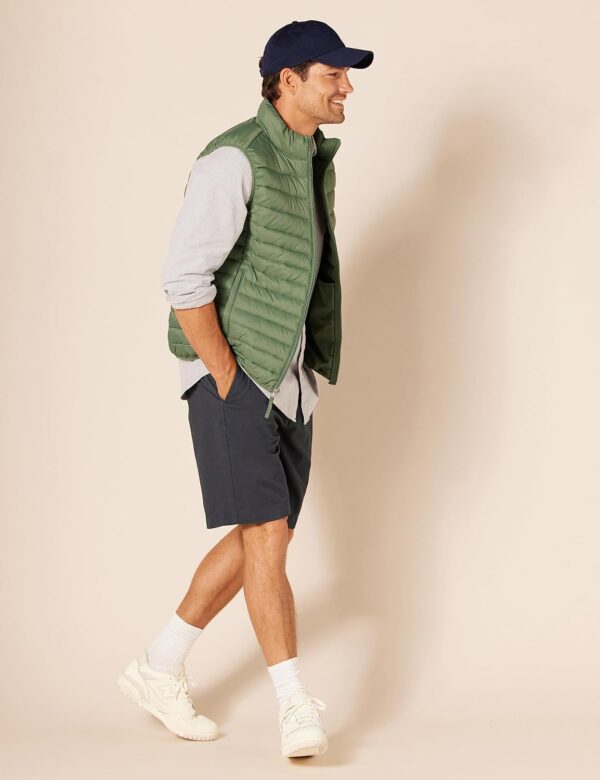 (42W) Calções Chino Amazon Essentials Azul Marinho